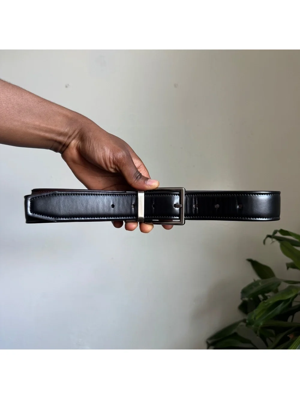 Genuine Dickies Reversible Belt Black Brown 2X 46-48 Big Tall Workwear